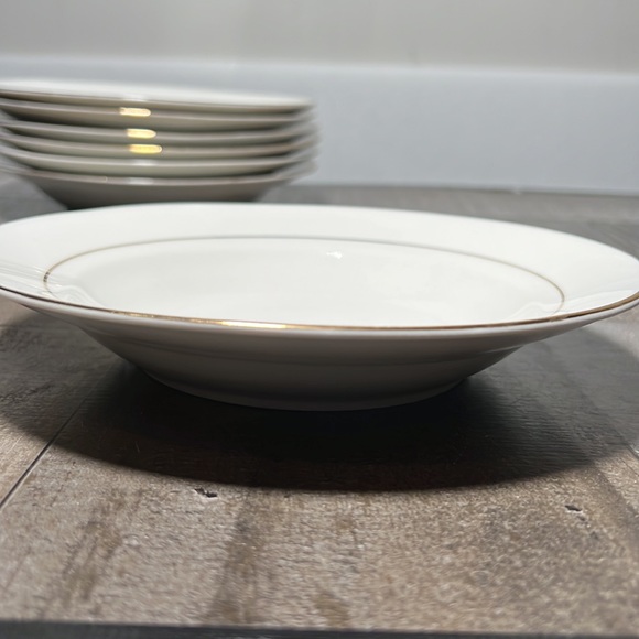 Vintage Heritage Platinum by GIBSON DESIGNS Set 7 Soup or Cereal Bowls - Picture 2 of 6